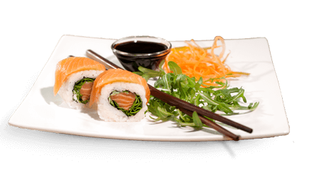 Raeucherlachs Deluxe Roll Sushiservice