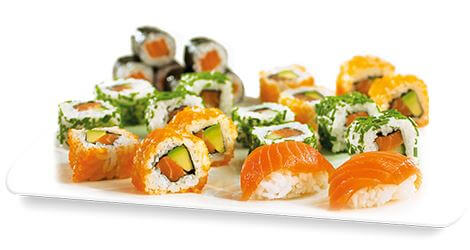 Sushimenue maki nigiri