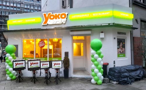 Yoko Sushi Hamburg Stadtmitte außen